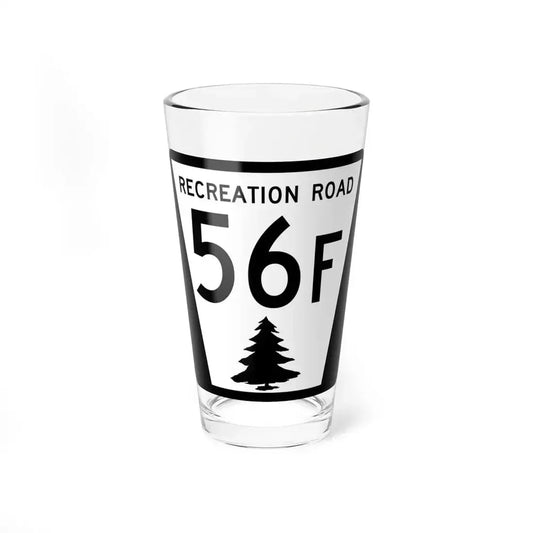 N REC 56F (Nebraska) (Road Sign) Pint Glass 16oz 16oz - Go Mug Yourself