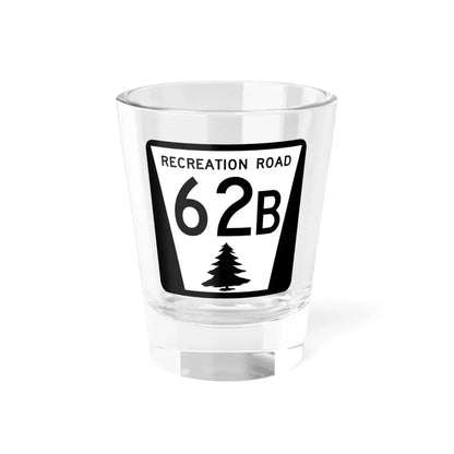 N REC 62B (Nebraska) (Road Sign) Shot Glass 1.5oz 1.5oz - Go Mug Yourself