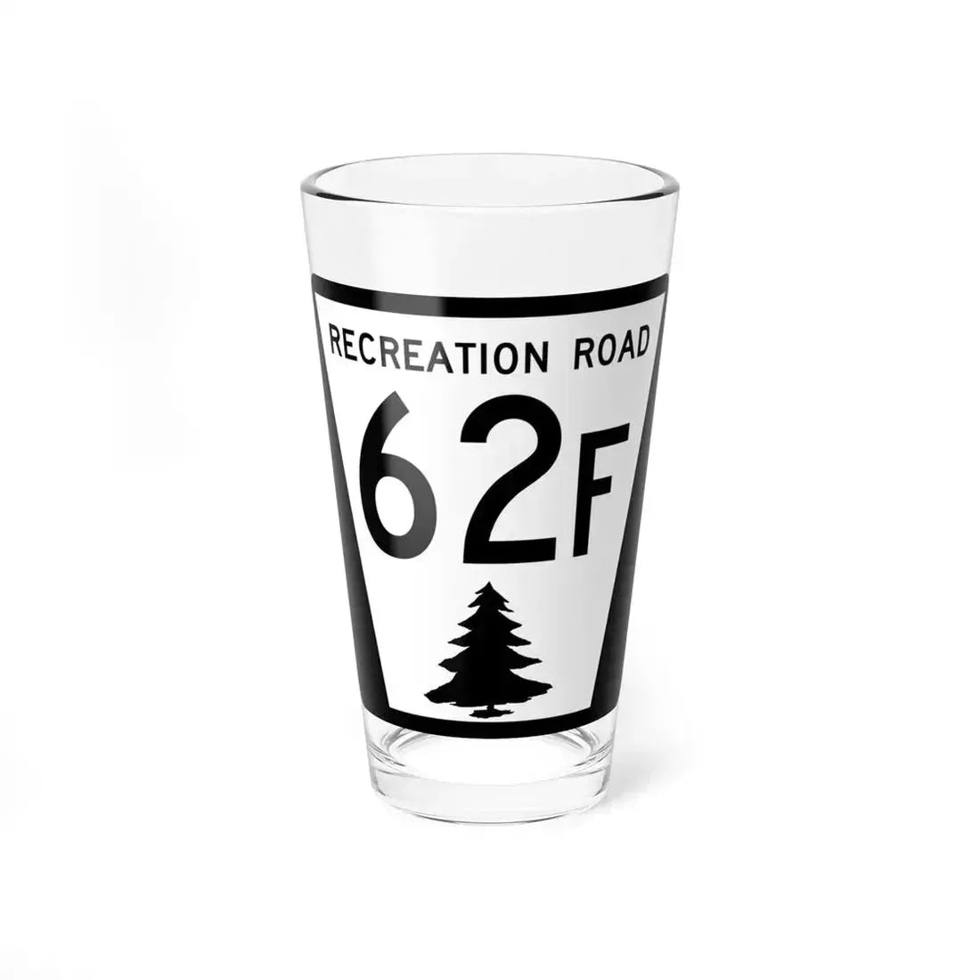 N REC 62F (Nebraska) (Road Sign) Pint Glass 16oz 16oz - Go Mug Yourself