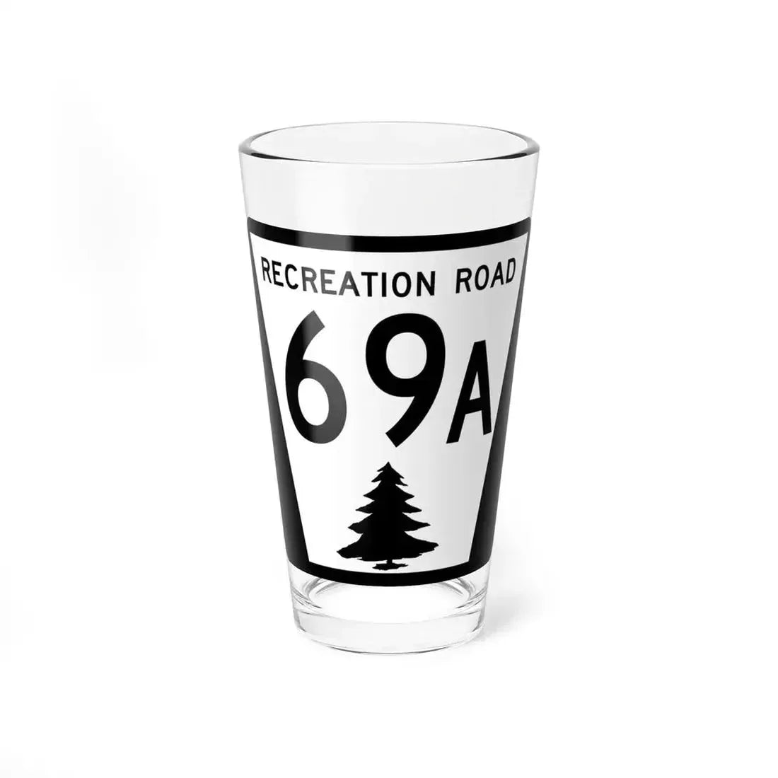 N REC 69A (Nebraska) (Road Sign) Pint Glass 16oz 16oz - Go Mug Yourself