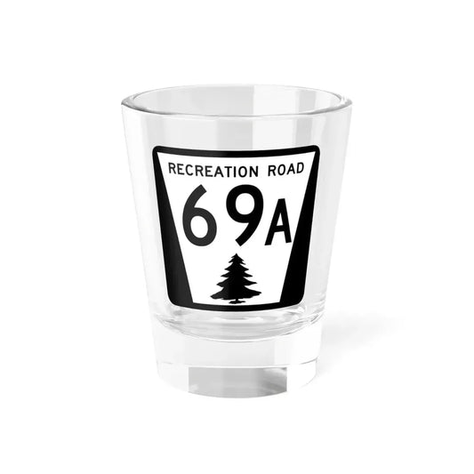 N REC 69A (Nebraska) (Road Sign) Shot Glass 1.5oz 1.5oz - Go Mug Yourself