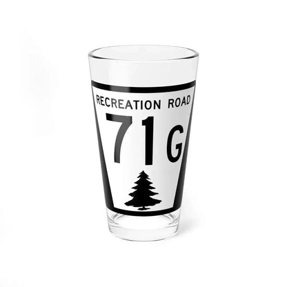 N REC 71G (Nebraska) (Road Sign) Pint Glass 16oz 16oz - Go Mug Yourself