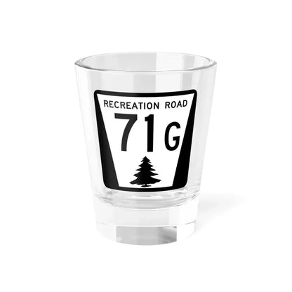 N REC 71G (Nebraska) (Road Sign) Shot Glass 1.5oz 1.5oz - Go Mug Yourself