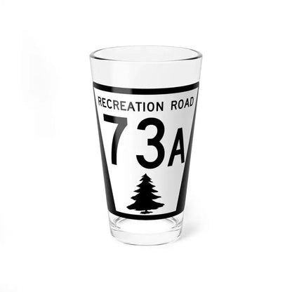 N REC 73A (Nebraska) (Road Sign) Pint Glass 16oz 16oz - Go Mug Yourself