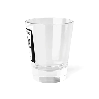 N REC 78K (Nebraska) (Road Sign) Shot Glass 1.5oz - Go Mug Yourself