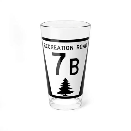 N REC 7B (Nebraska) (Road Sign) Pint Glass 16oz 16oz - Go Mug Yourself