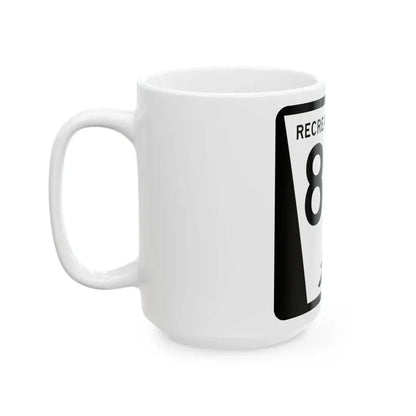 N REC 85G (Nebraska) (Road Sign) White Coffee Mug - Go Mug Yourself