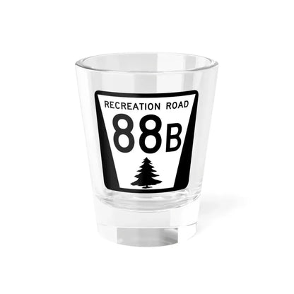 N REC 88B (Nebraska) (Road Sign) Shot Glass 1.5oz 1.5oz - Go Mug Yourself