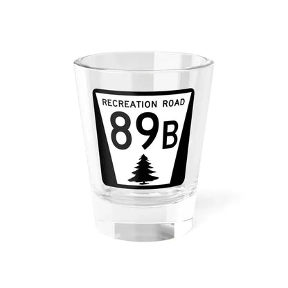N REC 89B (Nebraska) (Road Sign) Shot Glass 1.5oz 1.5oz - Go Mug Yourself