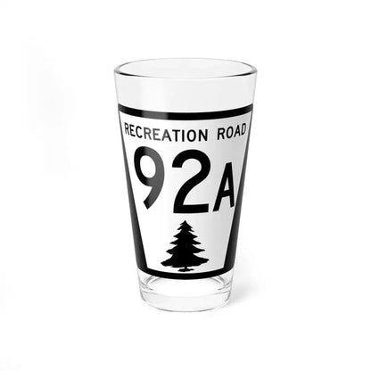 N REC 92A (Nebraska) (Road Sign) Pint Glass 16oz 16oz - Go Mug Yourself