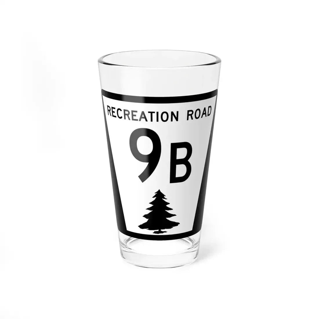 N REC 9B (Nebraska) (Road Sign) Pint Glss 16oz 16oz - Go Mug Yourself