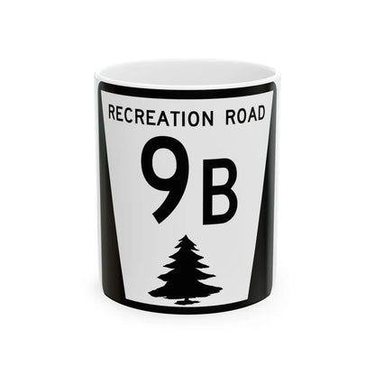 N REC 9B (Nebraska) (Road Sign) White Coffee Mug 11oz - Go Mug Yourself