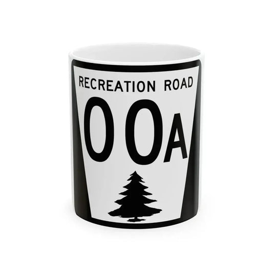 N REC template (Nebraska) (Road Sign) White Coffee Mug 11oz - Go Mug Yourself