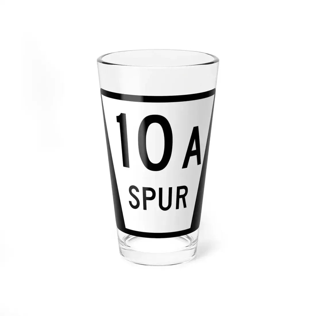 N SPUR 10A (Nebraska) (Road Sign) Pint Glass 16oz 16oz - Go Mug Yourself