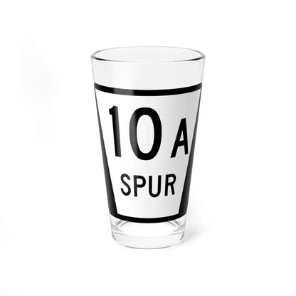 N SPUR 10A (Nebraska) (Road Sign) Pint Glass 16oz 16oz - Go Mug Yourself