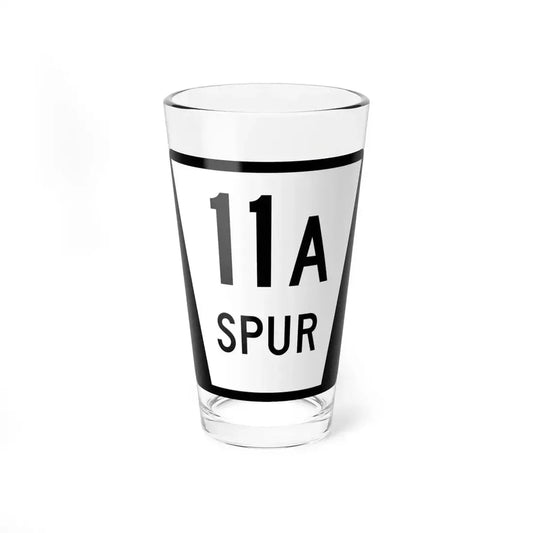 N SPUR 11A (Nebraska) (Road Sign) Pint Glass 16oz 16oz - Go Mug Yourself