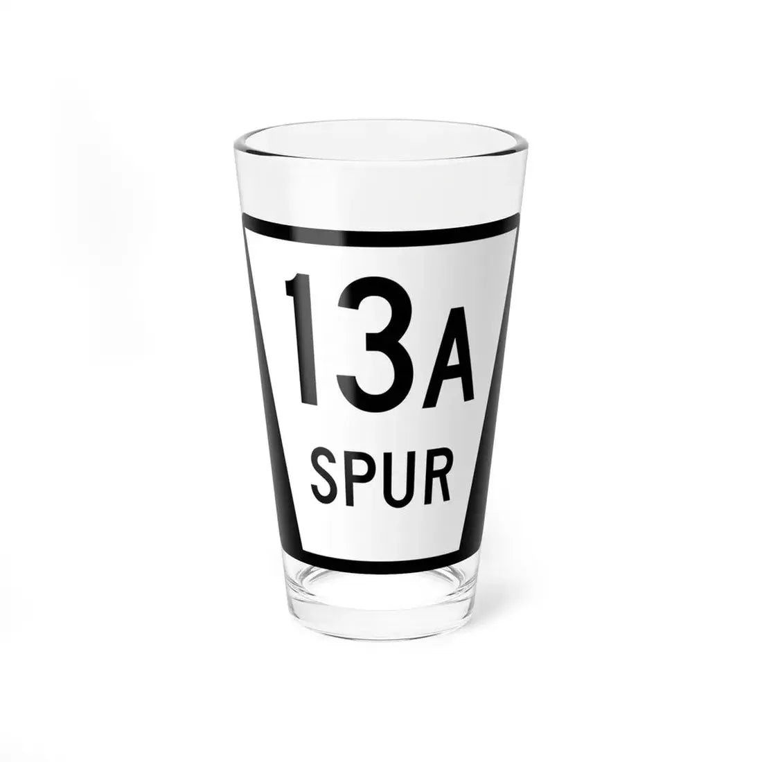 N SPUR 13A (Nebraska) (Road Sign) Pint Glss 16oz 16oz - Go Mug Yourself