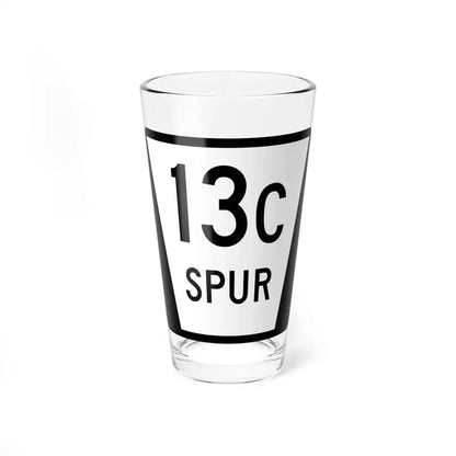 N SPUR 13C (Nebraska) (Road Sign) Pint Glass 16oz 16oz - Go Mug Yourself