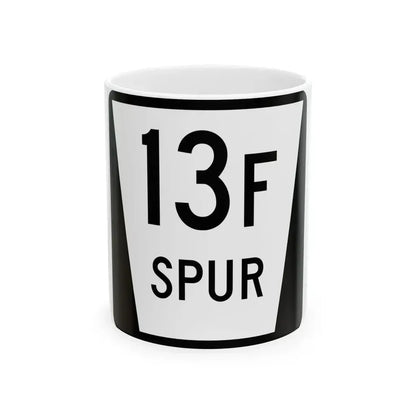 N SPUR 13F (Nebraska) (Road Sign) White Coffee Mug 11oz - Go Mug Yourself