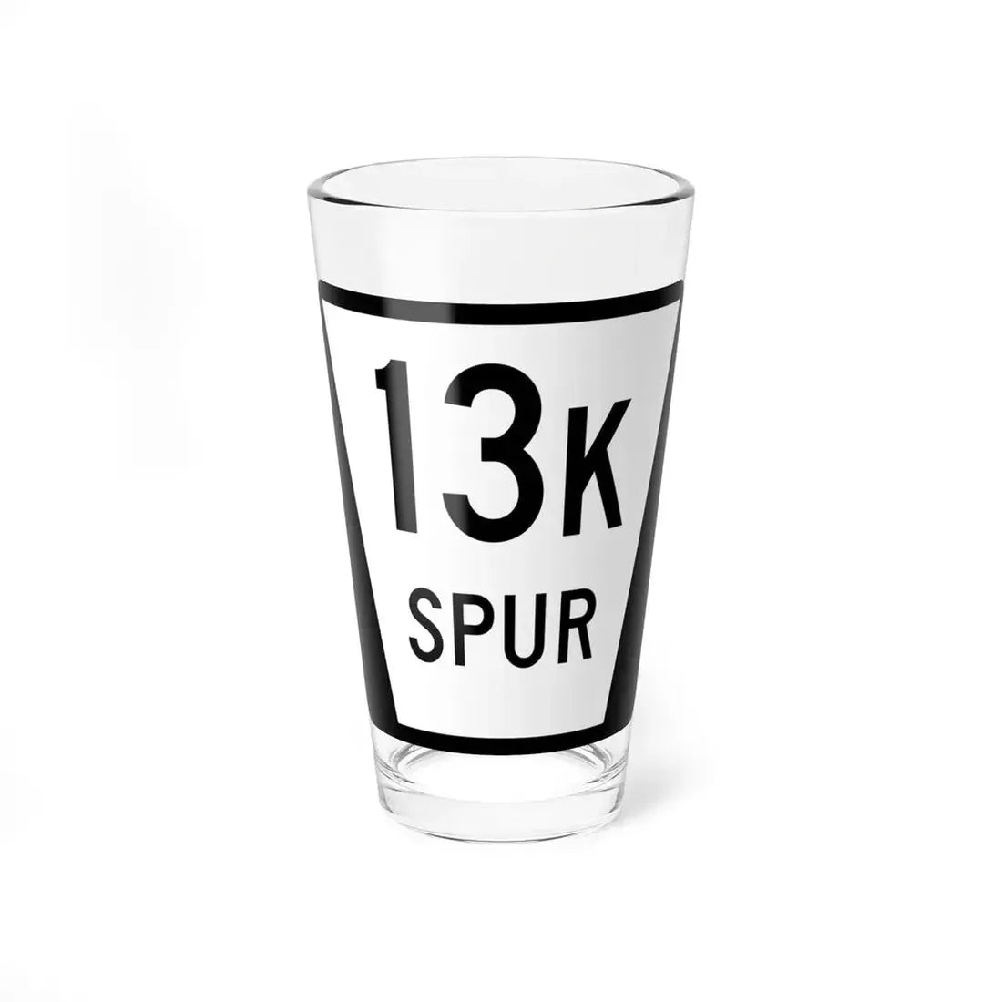 N SPUR 13K (Nebraska) (Road Sign) Pint Glss 16oz 16oz - Go Mug Yourself
