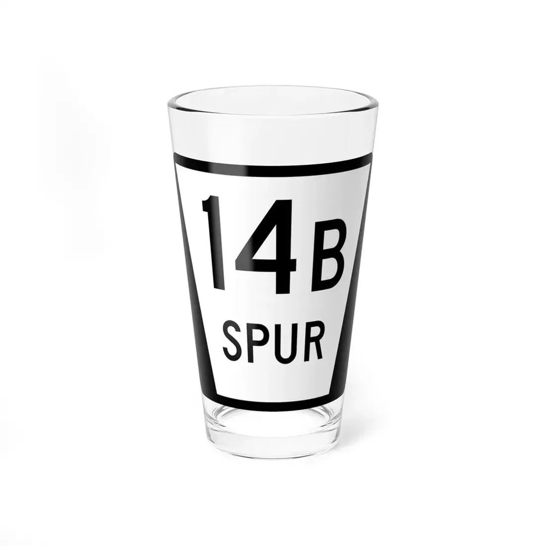 N SPUR 14B (Nebraska) (Road Sign) Pint Glss 16oz 16oz - Go Mug Yourself
