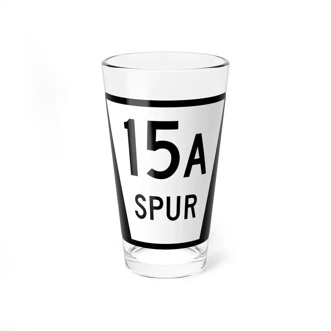 N SPUR 15A (Nebraska) (Road Sign) Pint Glass 16oz 16oz - Go Mug Yourself