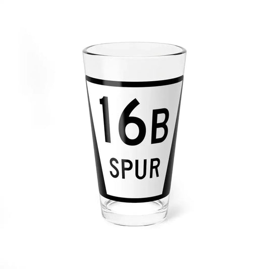 N SPUR 16B (Nebraska) (Road Sign) Pint Glass 16oz 16oz - Go Mug Yourself