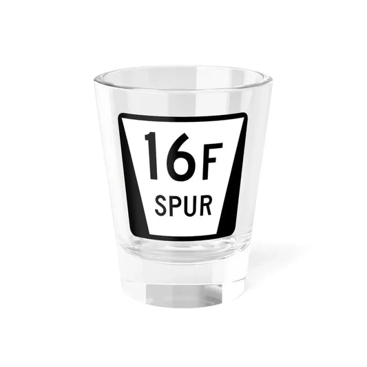 N SPUR 16F (Nebraska) (Road Sign) Shot Glass 1.5oz 1.5oz - Go Mug Yourself