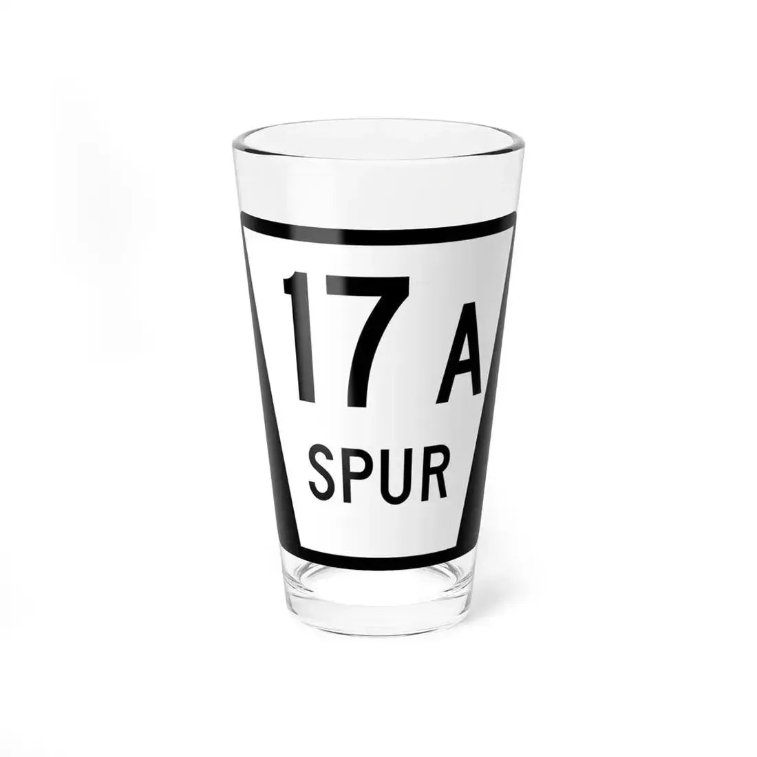 N SPUR 17A (Nebraska) (Road Sign) Pint Glass 16oz 16oz - Go Mug Yourself