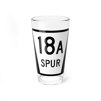 N SPUR 18A (Nebraska) (Road Sign) Pint Glass 16oz 16oz - Go Mug Yourself