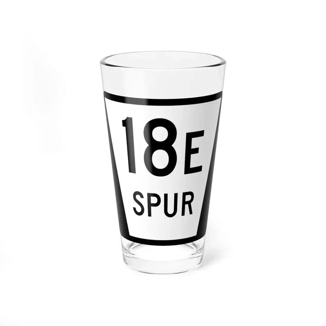 N SPUR 18E (Nebraska) (Road Sign) Pint Glass 16oz 16oz - Go Mug Yourself