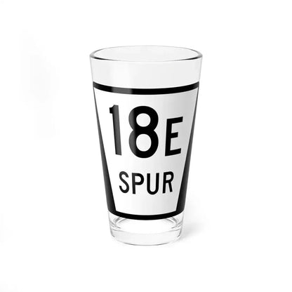 N SPUR 18E (Nebraska) (Road Sign) Pint Glass 16oz 16oz - Go Mug Yourself