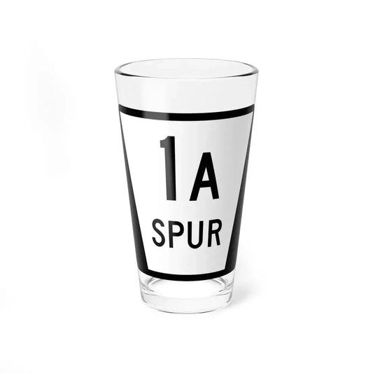 N SPUR 1A (Nebraska) (Road Sign) Pint Glass 16oz 16oz - Go Mug Yourself