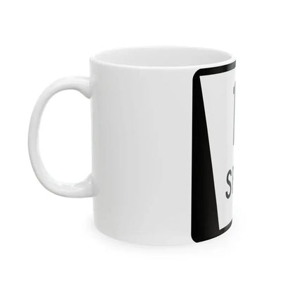 N SPUR 1A (Nebraska) (Road Sign) White Coffee Mug - Go Mug Yourself