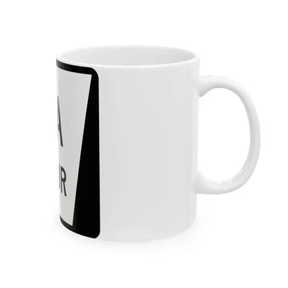 N SPUR 1A (Nebraska) (Road Sign) White Coffee Mug - Go Mug Yourself