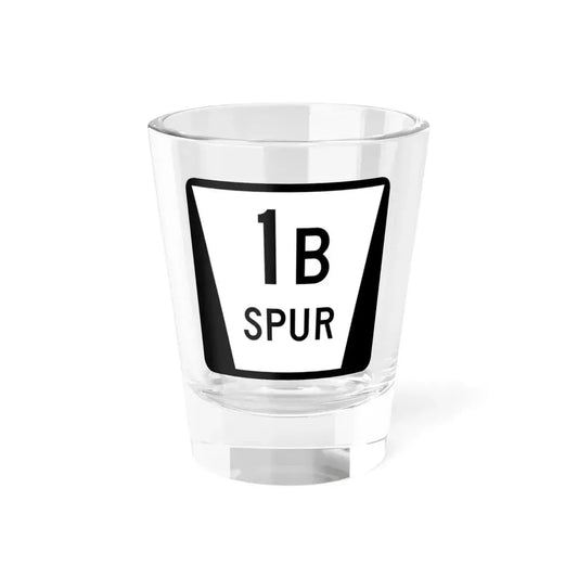 N SPUR 1B (Nebraska) (Road Sign) Shot Glass 1.5oz 1.5oz - Go Mug Yourself