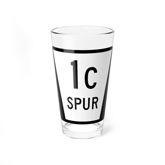 N SPUR 1C (Nebraska) (Road Sign) Pint Glass 16oz 16oz - Go Mug Yourself