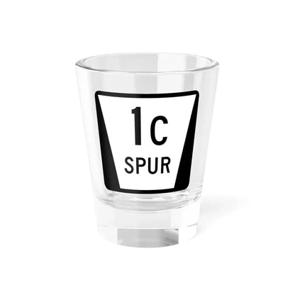 N SPUR 1C (Nebraska) (Road Sign) Shot Glass 1.5oz 1.5oz - Go Mug Yourself