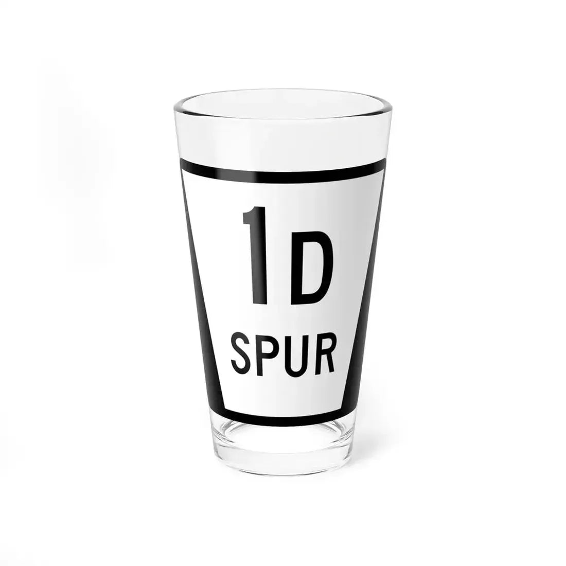 N SPUR 1D (Nebraska) (Road Sign) Pint Glass 16oz 16oz - Go Mug Yourself