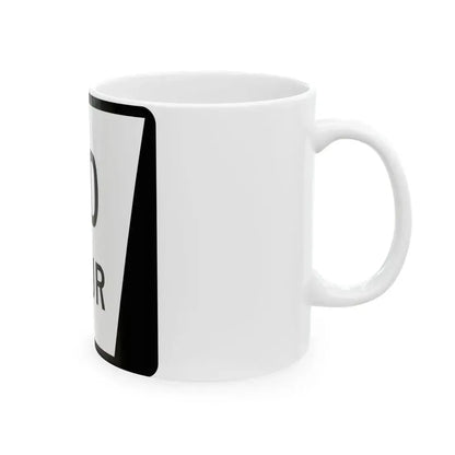 N SPUR 1D (Nebraska) (Road Sign) White Coffee Mug - Go Mug Yourself