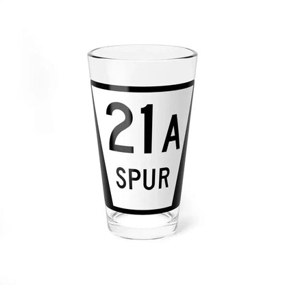 N SPUR 21A (Nebraska) (Road Sign) Pint Glass 16oz 16oz - Go Mug Yourself