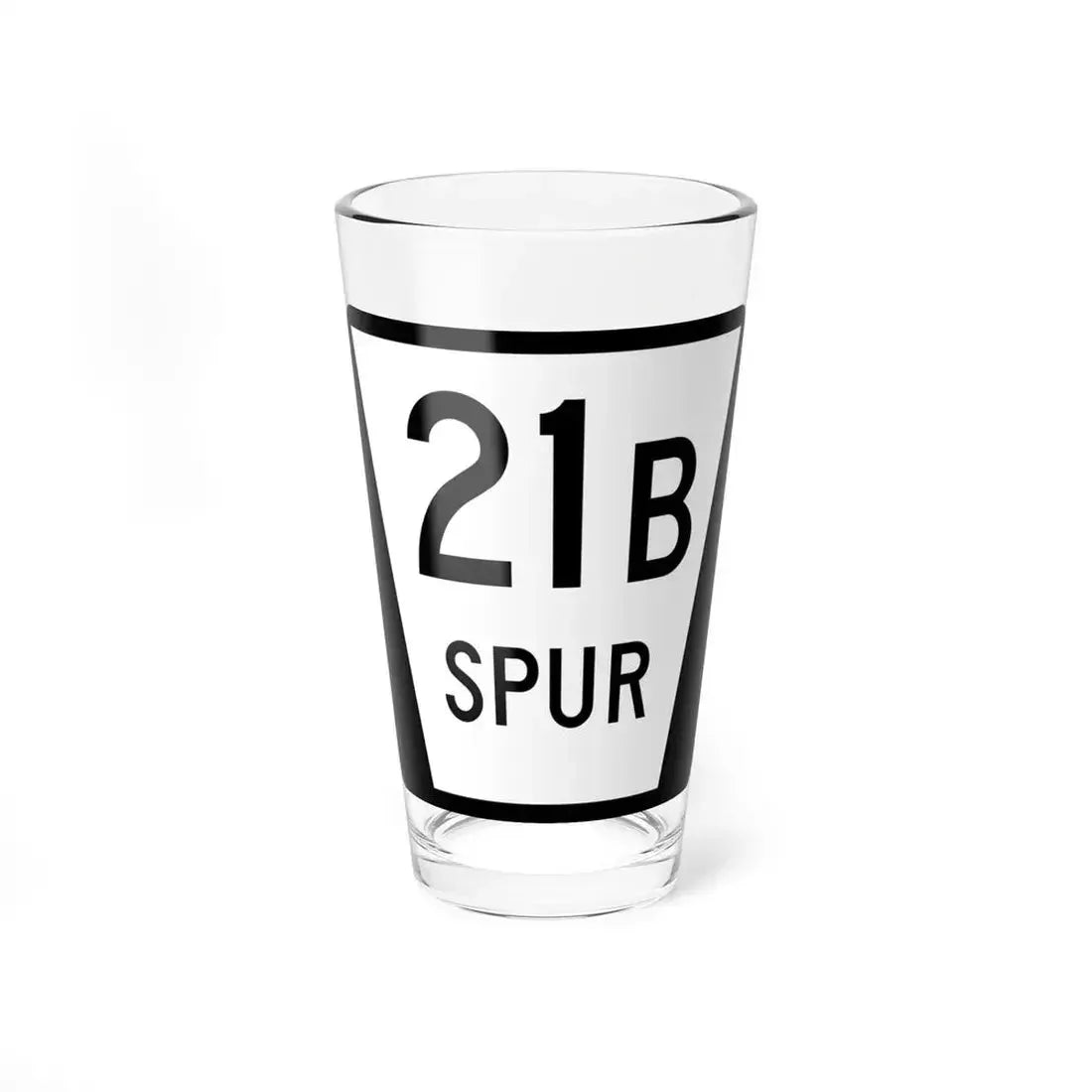 N SPUR 21B (Nebraska) (Road Sign) Pint Glass 16oz 16oz - Go Mug Yourself