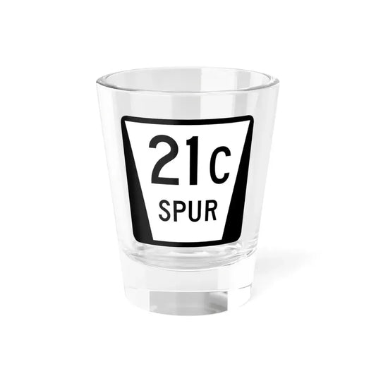 N SPUR 21C (Nebraska) (Road Sign) Shot Glass 1.5oz 1.5oz - Go Mug Yourself