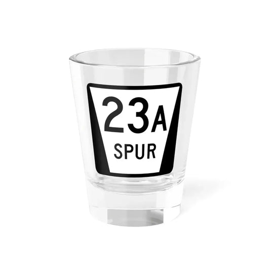 N SPUR 23A (Nebraska) (Road Sign) Shot Glass 1.5oz 1.5oz - Go Mug Yourself