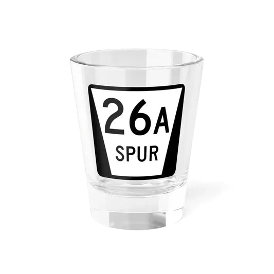 N SPUR 26A (Nebraska) (Road Sign) Shot Glass 1.5oz 1.5oz - Go Mug Yourself