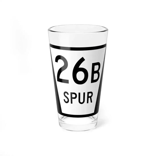 N SPUR 26B (Nebraska) (Road Sign) Pint Glass 16oz 16oz - Go Mug Yourself
