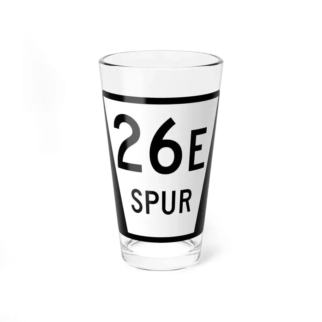 N SPUR 26E (Nebraska) (Road Sign) Pint Glass 16oz 16oz - Go Mug Yourself