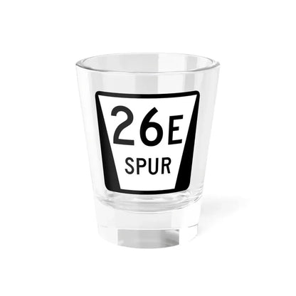N SPUR 26E (Nebraska) (Road Sign) Shot Glass 1.5oz 1.5oz - Go Mug Yourself