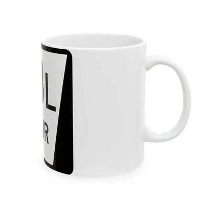 N SPUR 28L (Nebraska) (Road Sign) White Coffee Mug - Go Mug Yourself