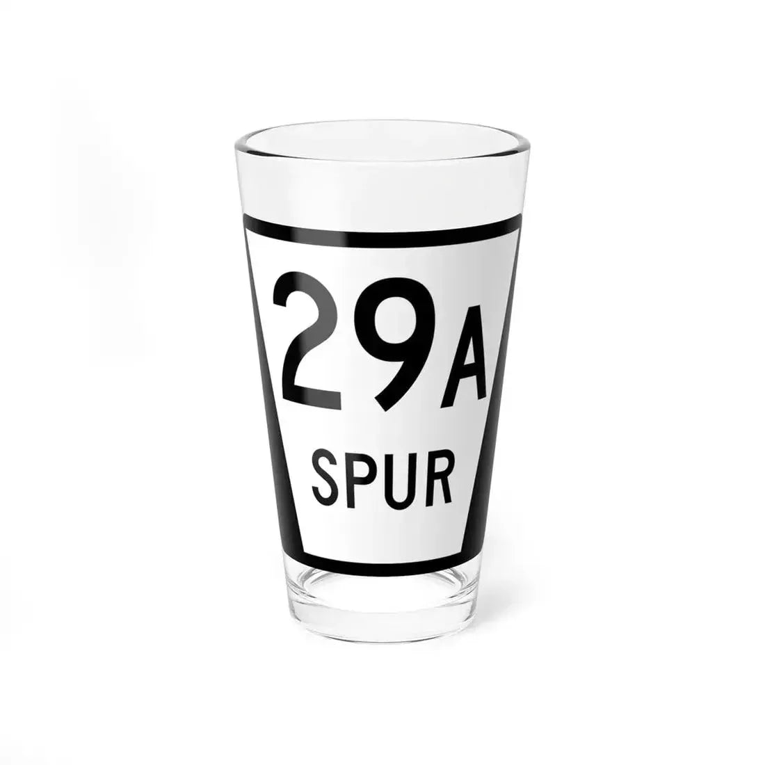 N SPUR 29A (Nebraska) (Road Sign) Pint Glass 16oz 16oz - Go Mug Yourself